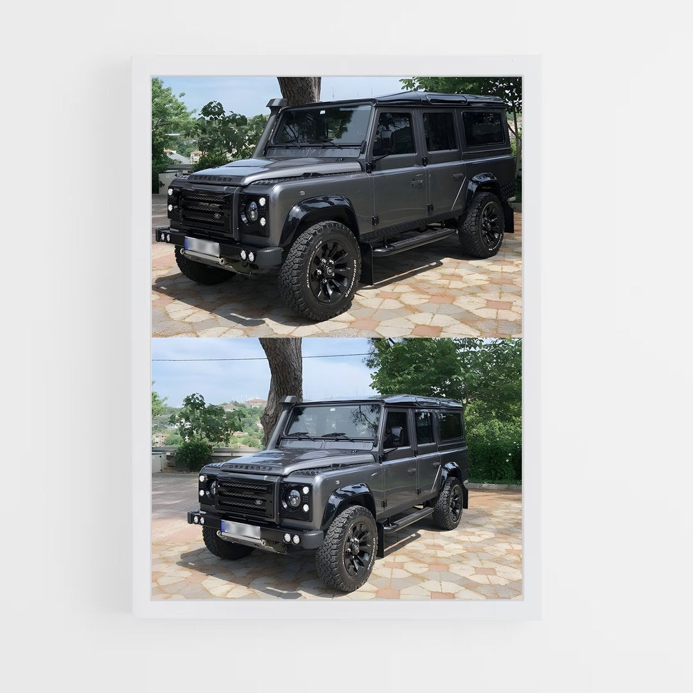 ap-land rover defender-2 cadre Blanc