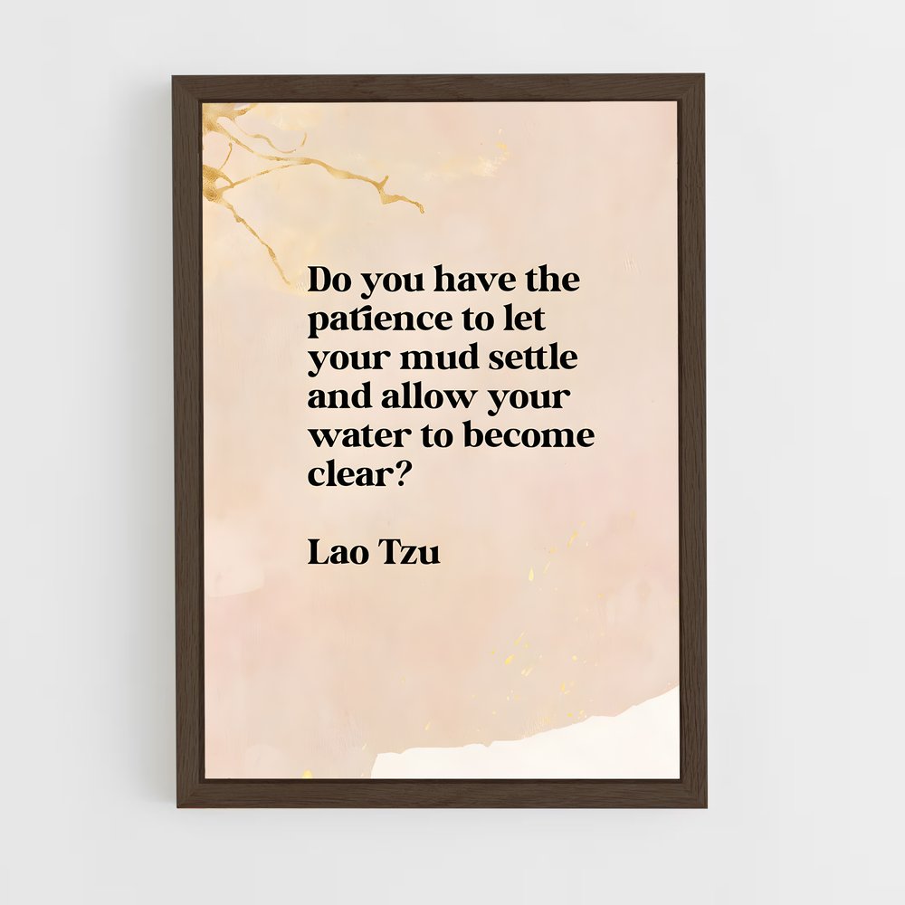 ap-lao tzu-1 cadre Bois foncé
