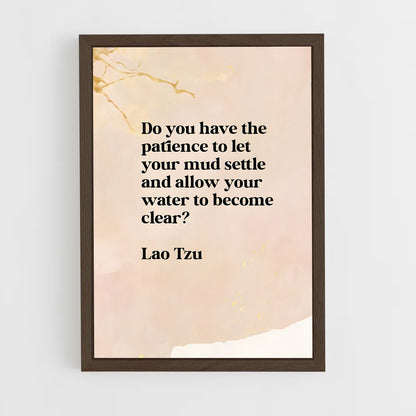 ap-lao tzu-1 cadre Bois foncé