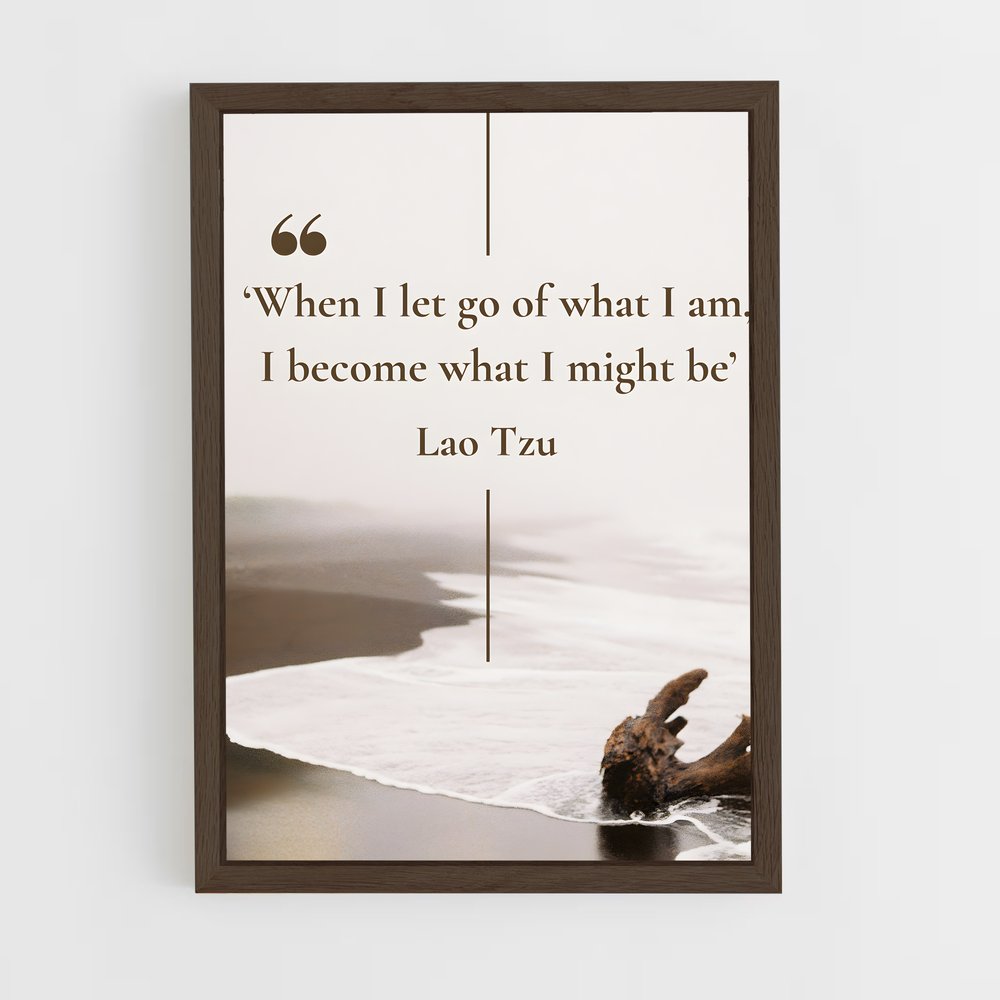 ap-lao tzu-2 cadre Bois foncé