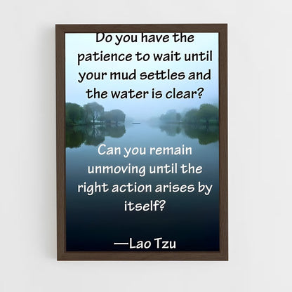 ap-lao tzu-7 cadre Bois foncé