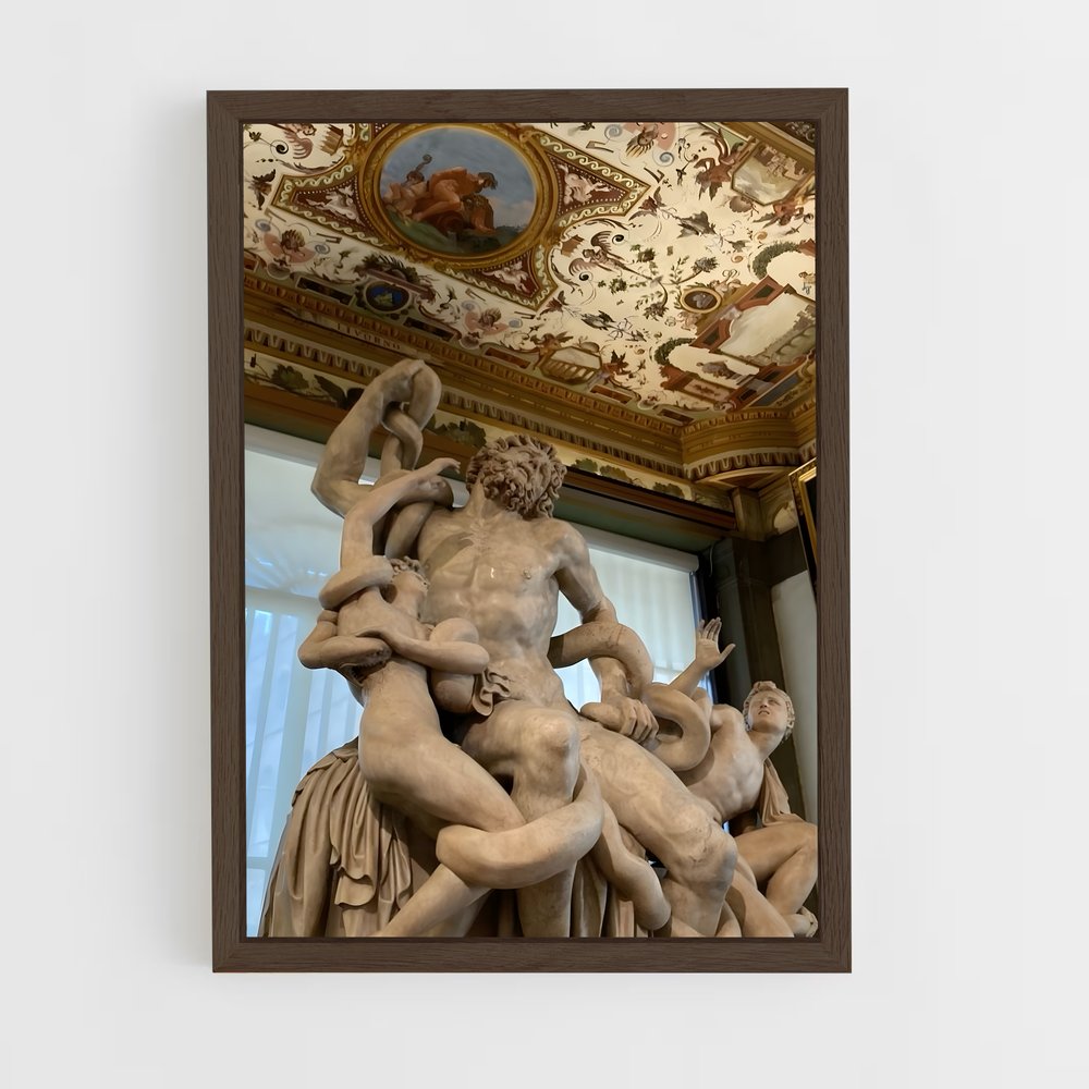ap-laocoon and his sons-4 cadre Bois foncé