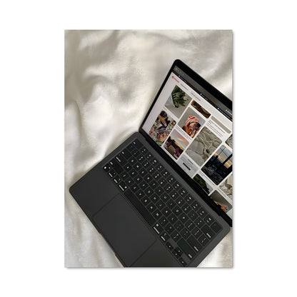 Poster Laptop Élégance
