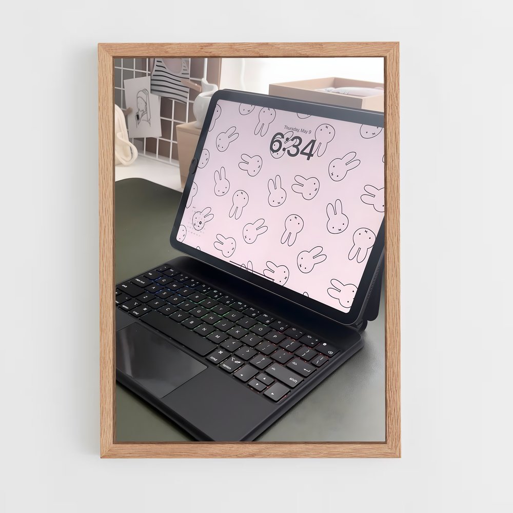 ap-laptop-4 cadre Bois clair