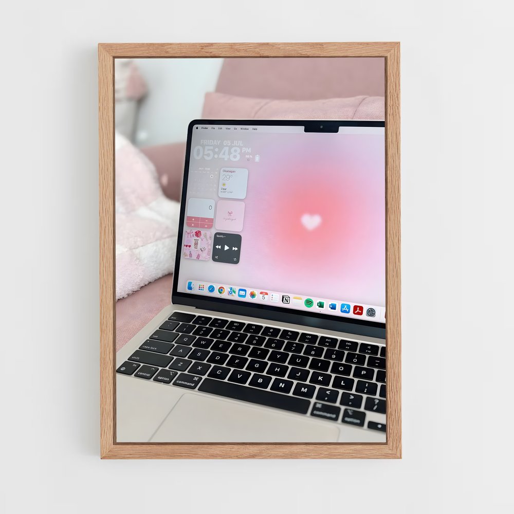 ap-laptop-7 cadre Bois clair