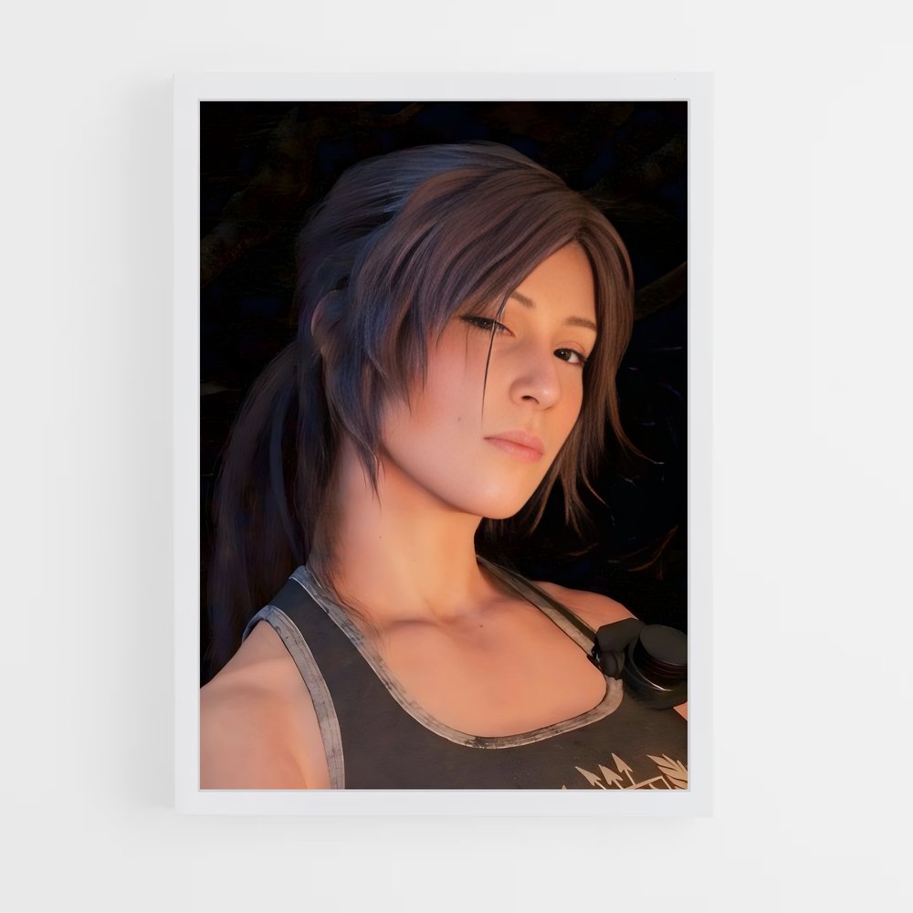 ap-lara croft-3 cadre Blanc