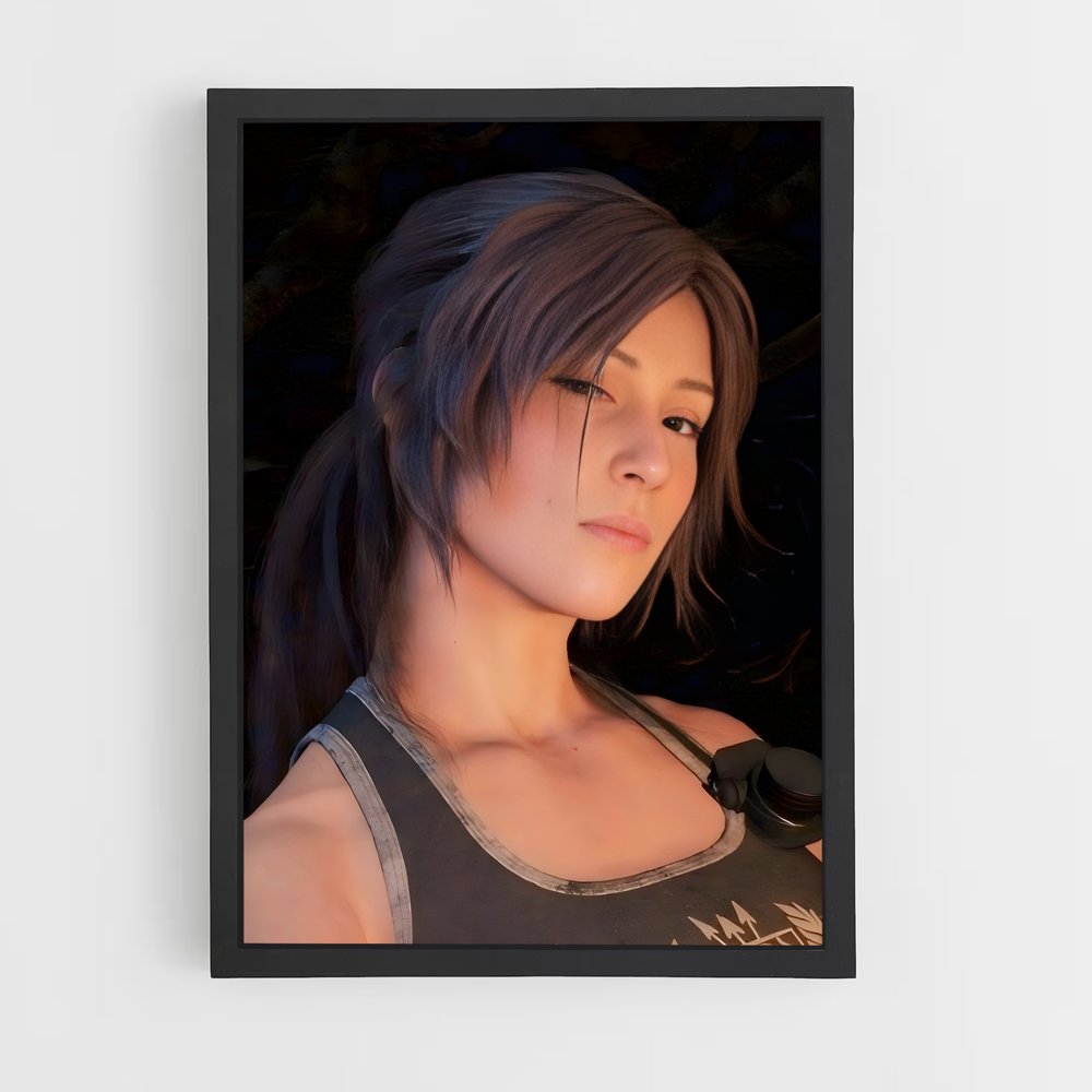 ap-lara croft-3 cadre Noir