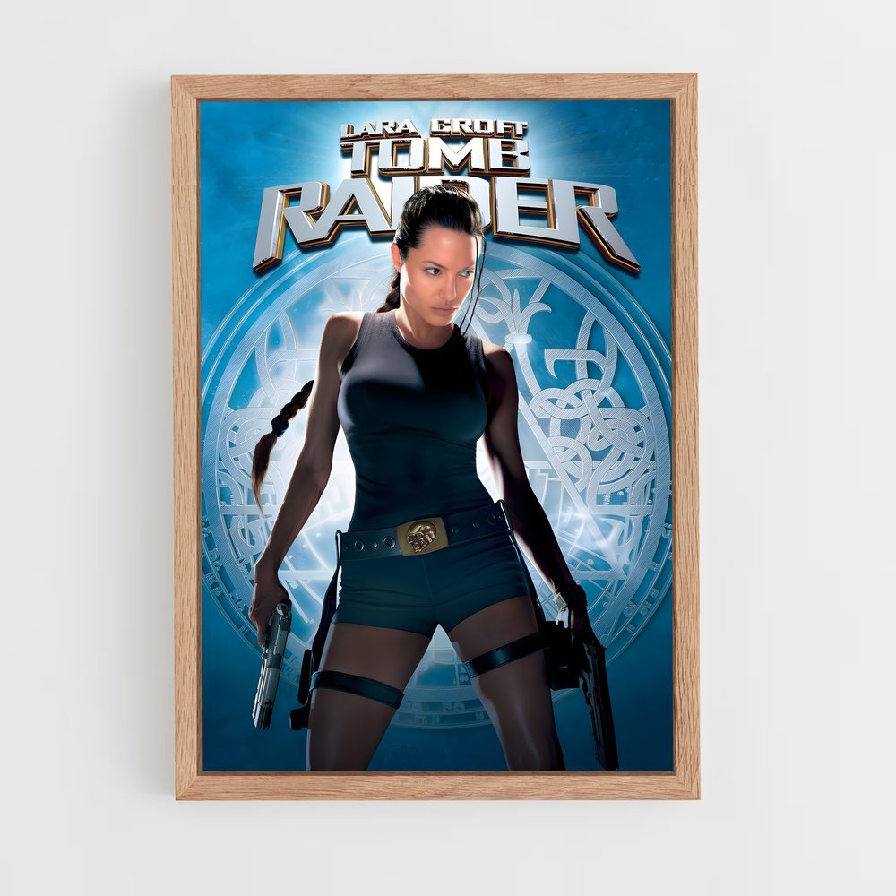 ap-lara croft-4 cadre Bois clair