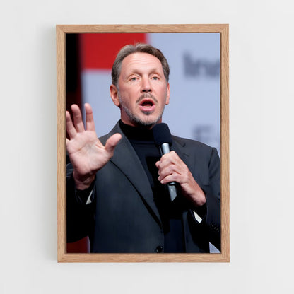 ap-larry ellison-1 cadre Bois clair