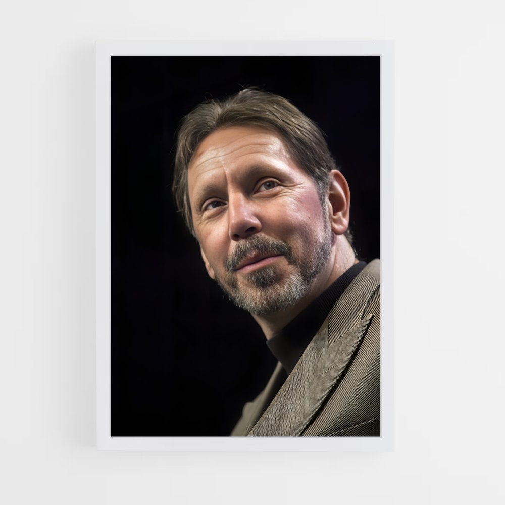 ap-larry ellison-5 cadre Blanc