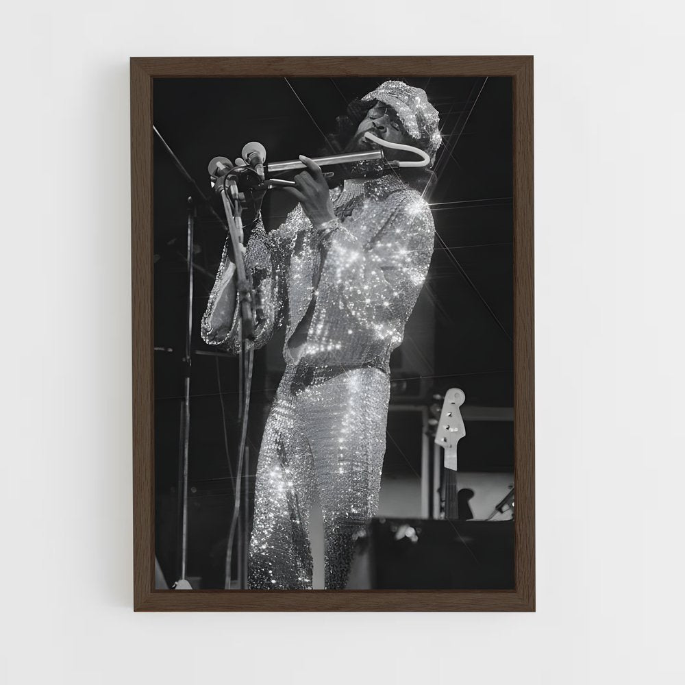 ap-larry graham-6 cadre Bois foncé