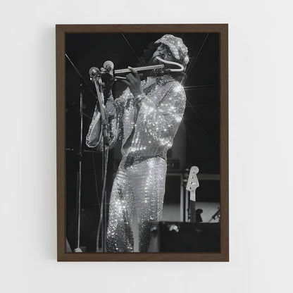 ap-larry graham-6 cadre Bois foncé