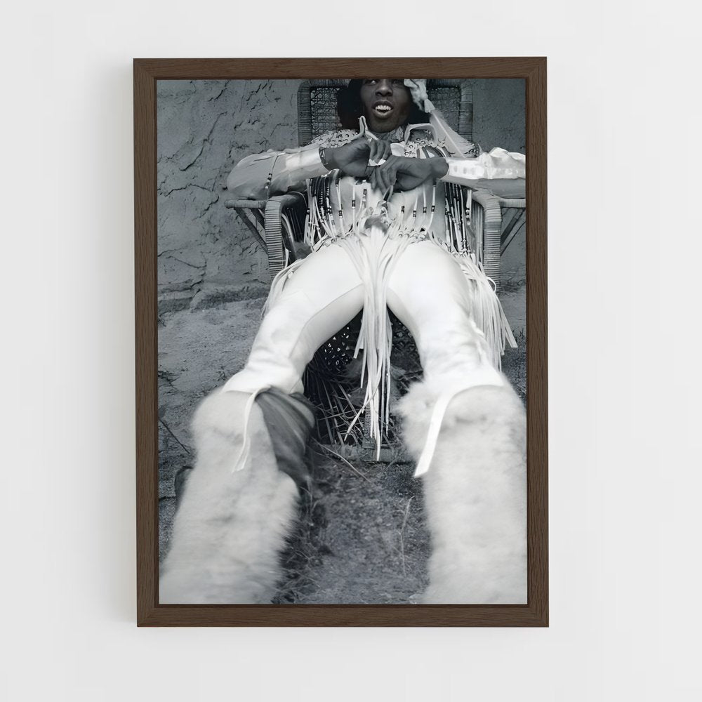 ap-larry graham-7 cadre Bois foncé