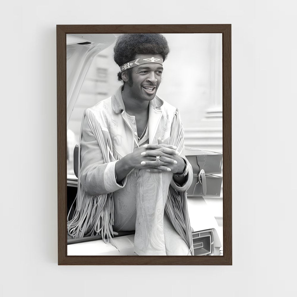 ap-larry graham-8 cadre Bois foncé