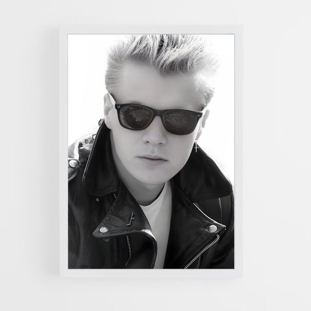ap-larry mullen jr-10 cadre Blanc