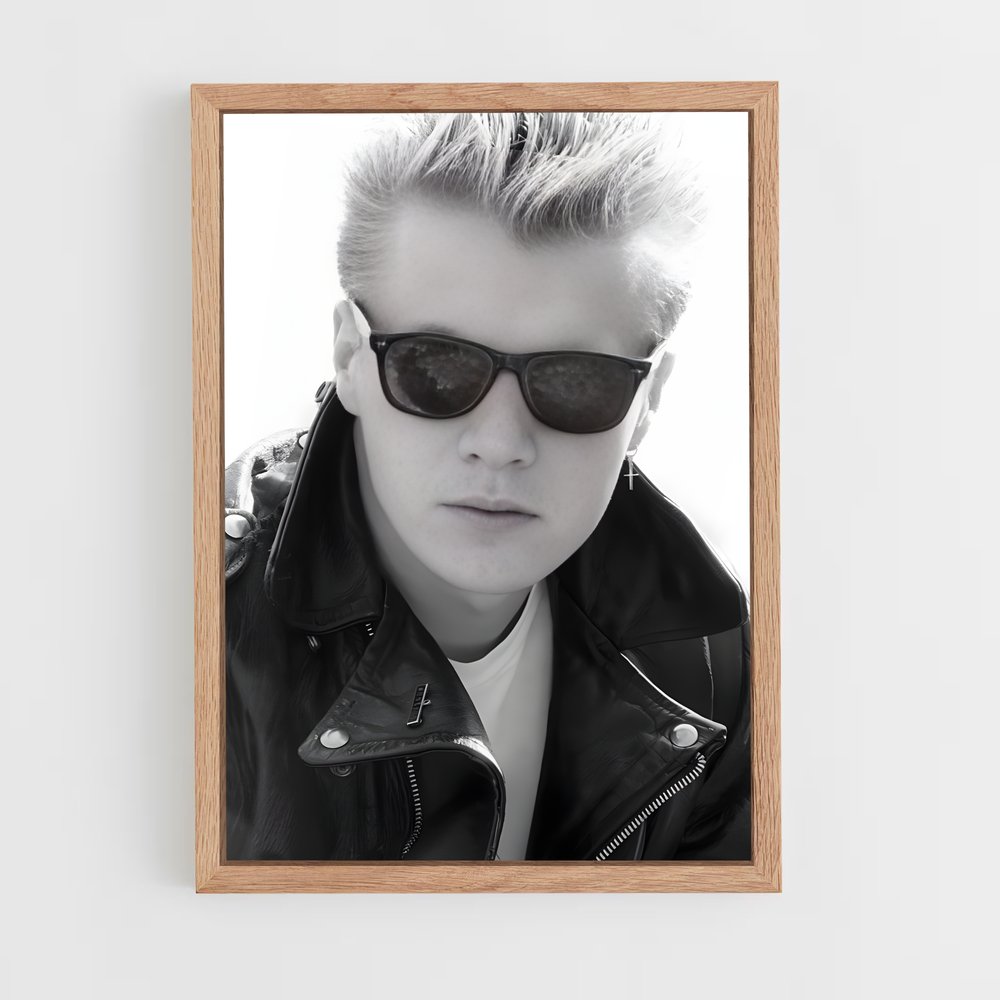 ap-larry mullen jr-10 cadre Bois clair