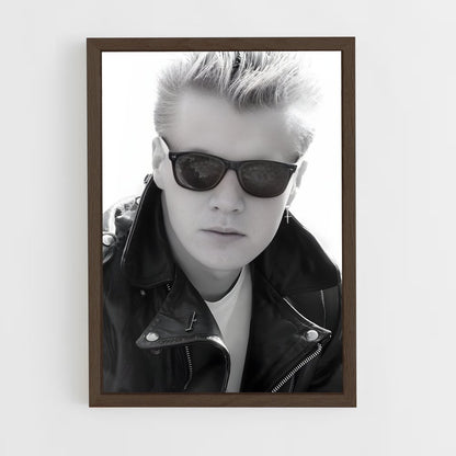 ap-larry mullen jr-10 cadre Bois foncé