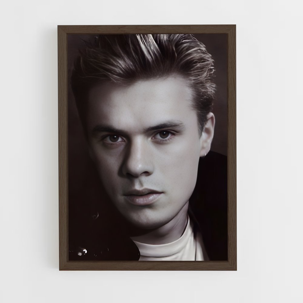 ap-larry mullen jr-4 cadre Bois foncé