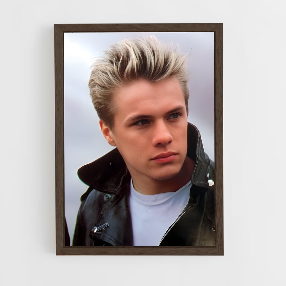 ap-larry mullen jr-9 cadre Bois foncé