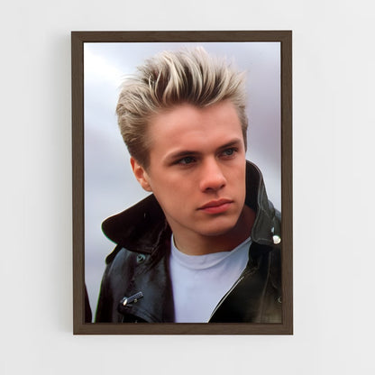 ap-larry mullen jr-9 cadre Bois foncé