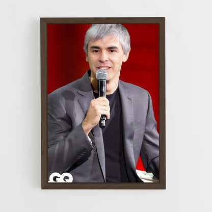ap-larry page-1 cadre Bois foncé