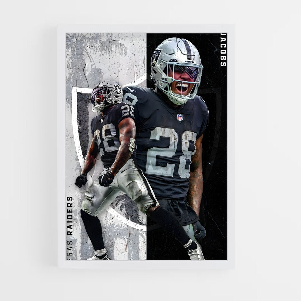 ap-las vegas raiders-2 cadre Blanc