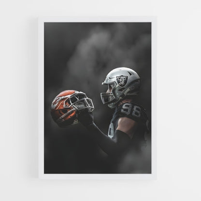 ap-las vegas raiders-4 cadre Blanc