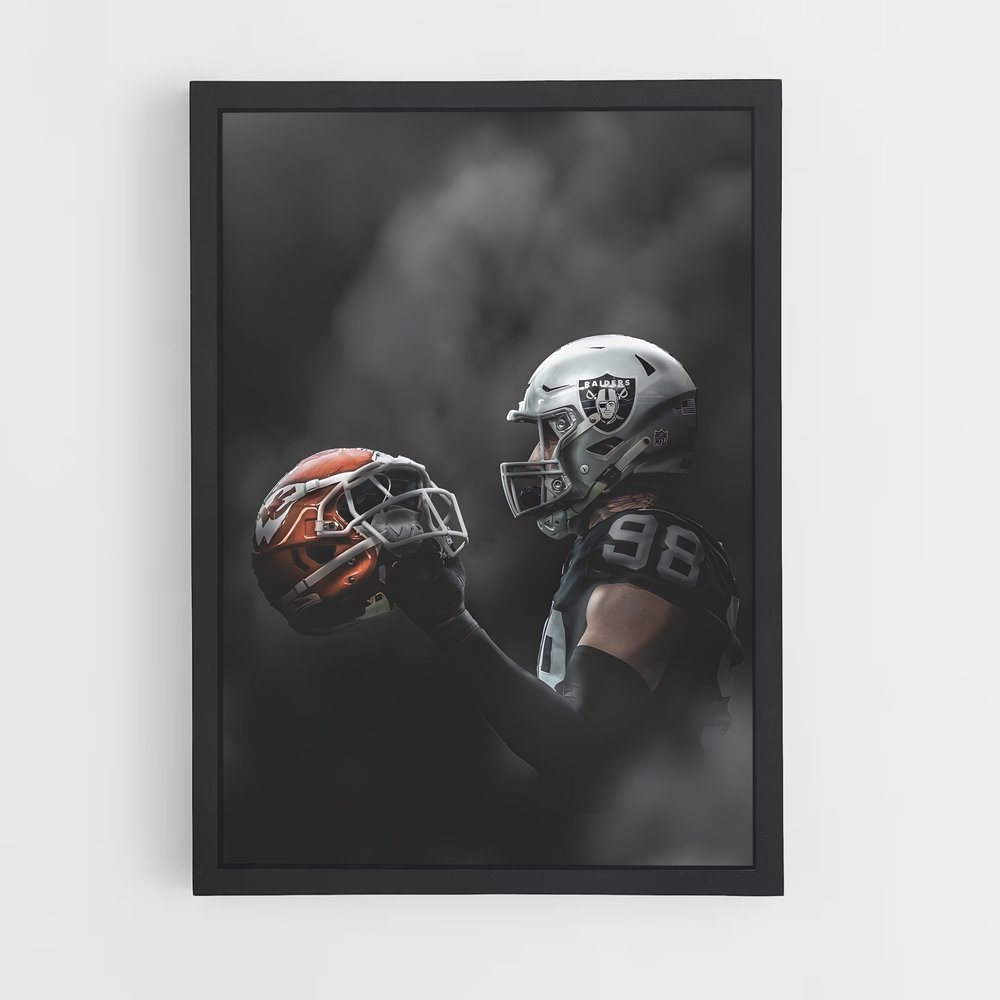 ap-las vegas raiders-4 cadre Noir