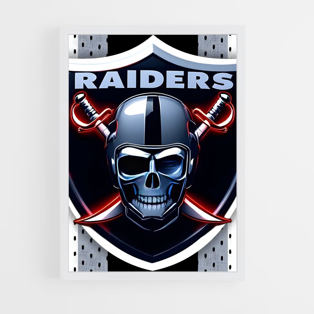 ap-las vegas raiders-5 cadre Blanc