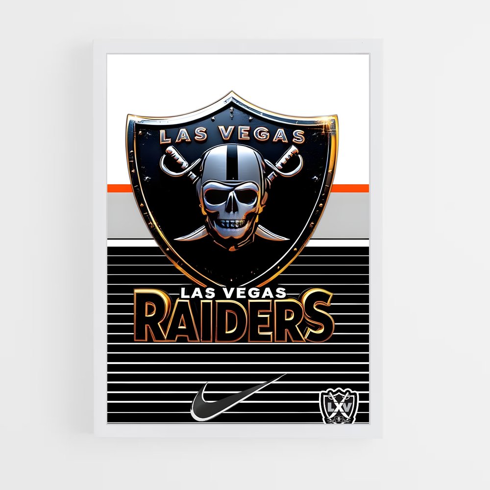 ap-las vegas raiders-6 cadre Blanc