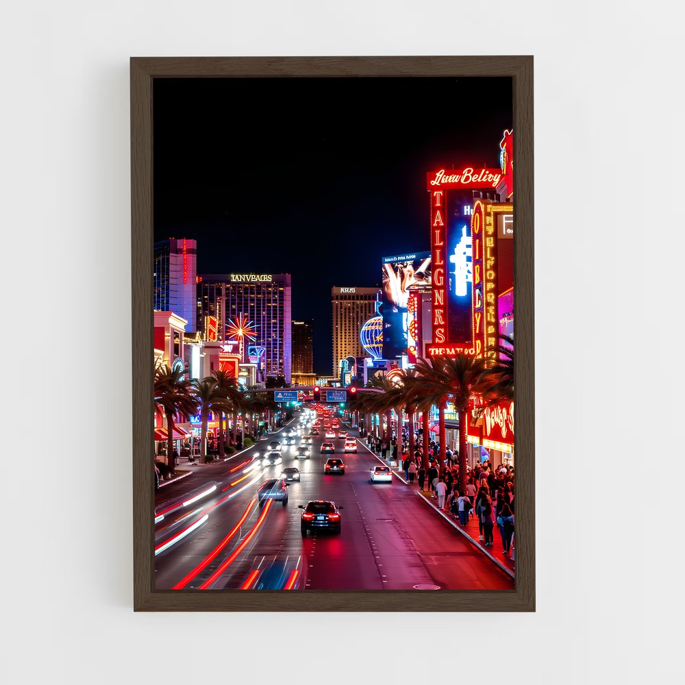 ap-las vegas street circuit-2 cadre Bois foncé