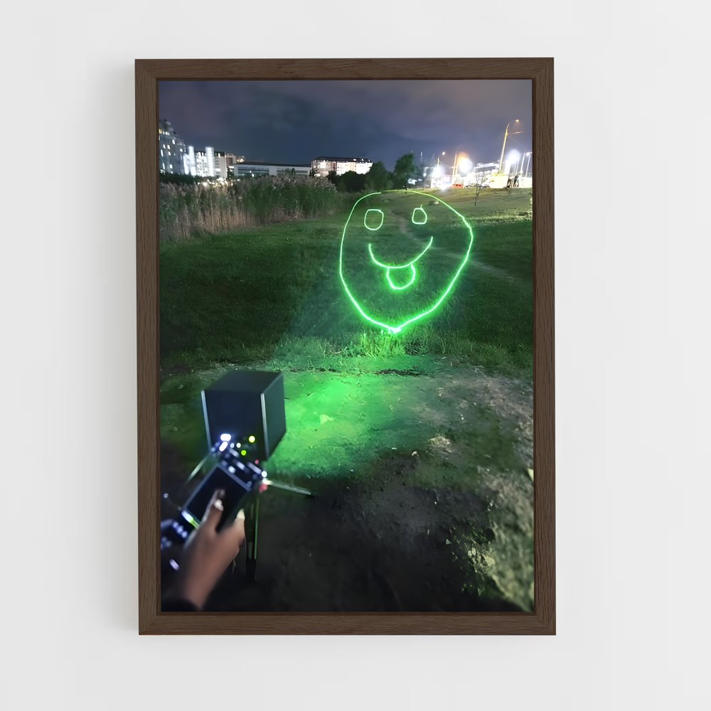 ap-laser-4 cadre Bois foncé