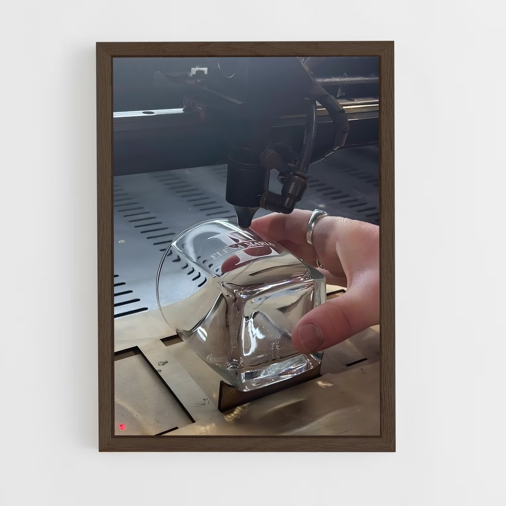 ap-laser-6 cadre Bois foncé
