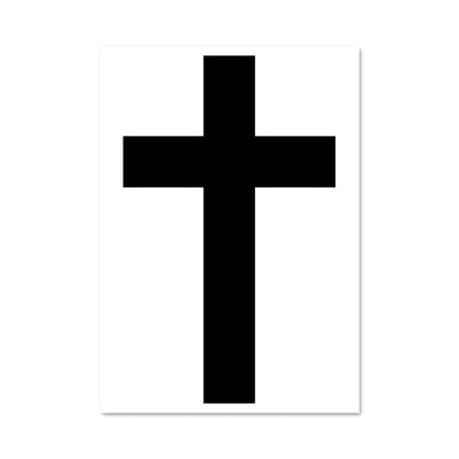 Poster Croix Élégante