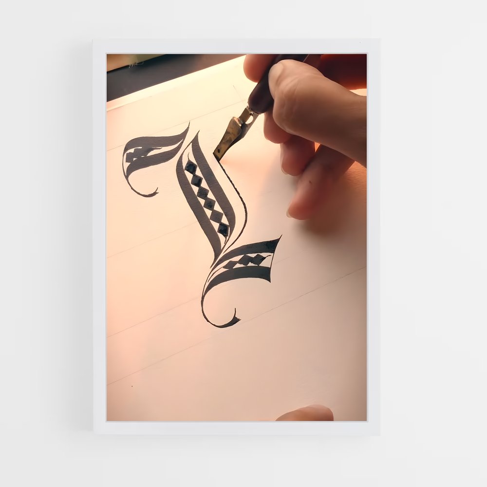 ap-latin calligraphy-2 cadre Blanc