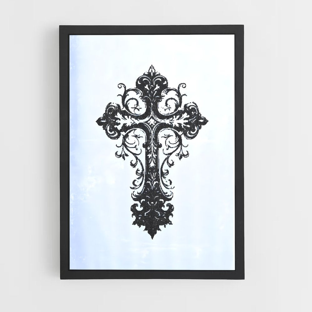 ap-latin cross-2 cadre Noir