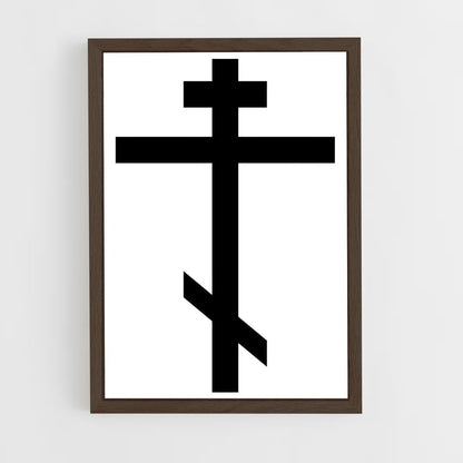 ap-latin cross-4 cadre Bois foncé