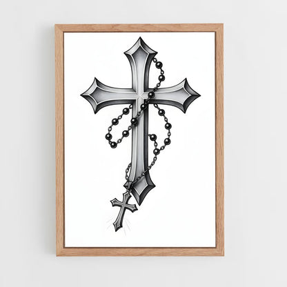 ap-latin cross-5 cadre Bois clair