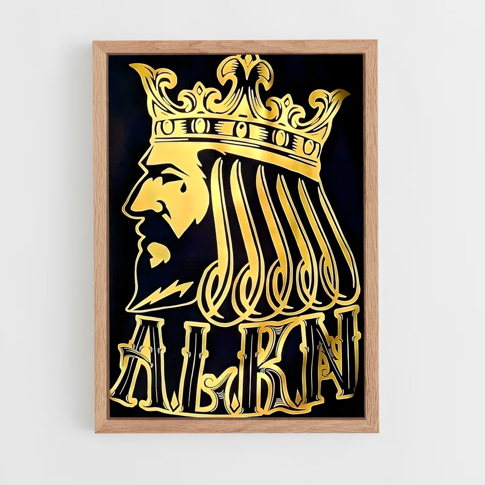 ap-latin kings-1 cadre Bois clair