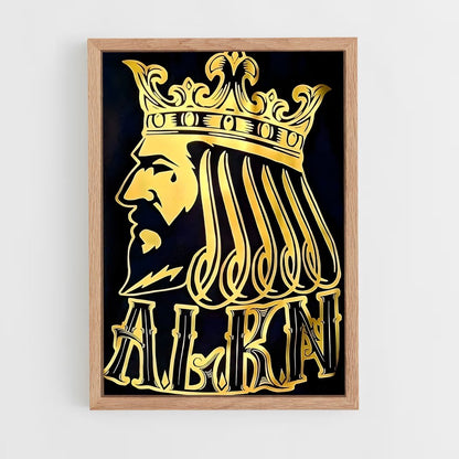 ap-latin kings-1 cadre Bois clair