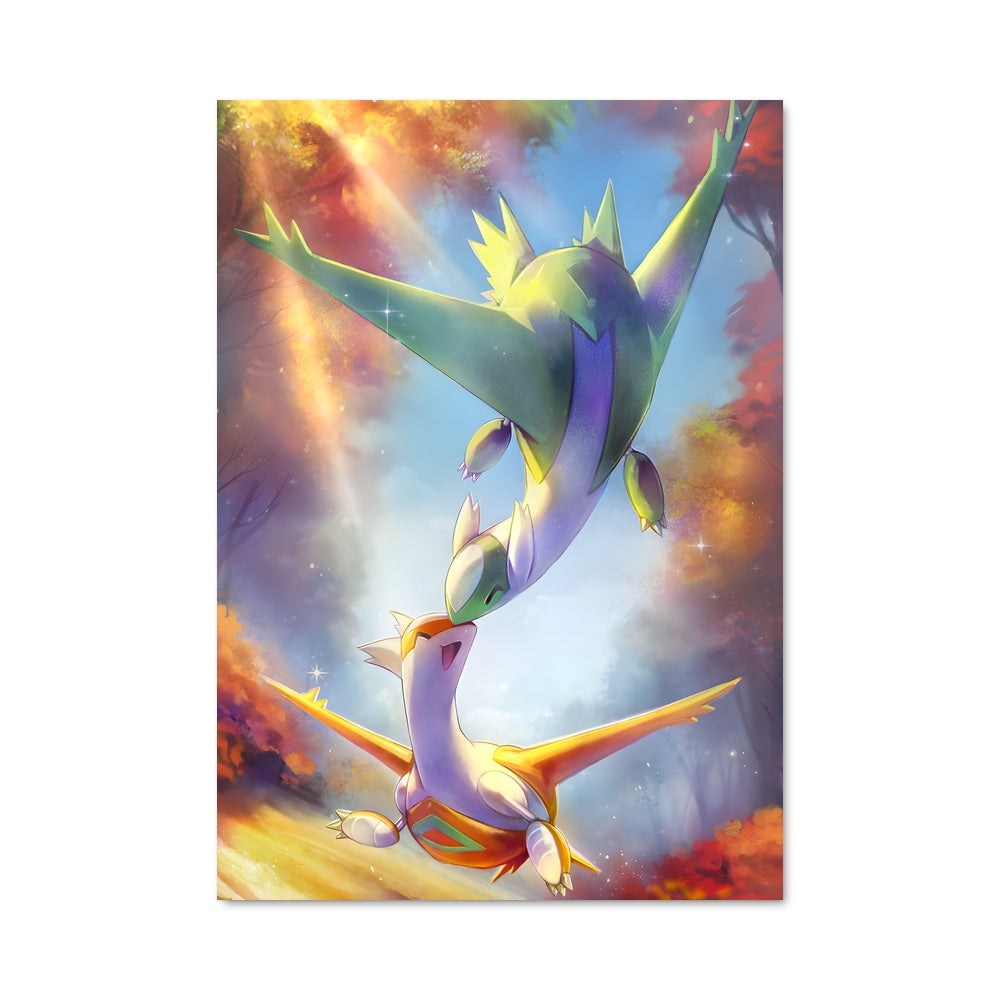 Poster Latios en Vol