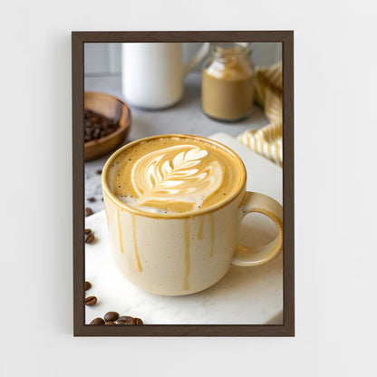 ap-latte-2 cadre Bois foncé