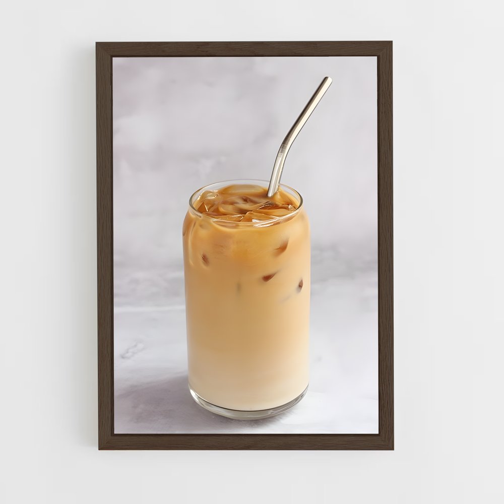ap-latte-5 cadre Bois foncé