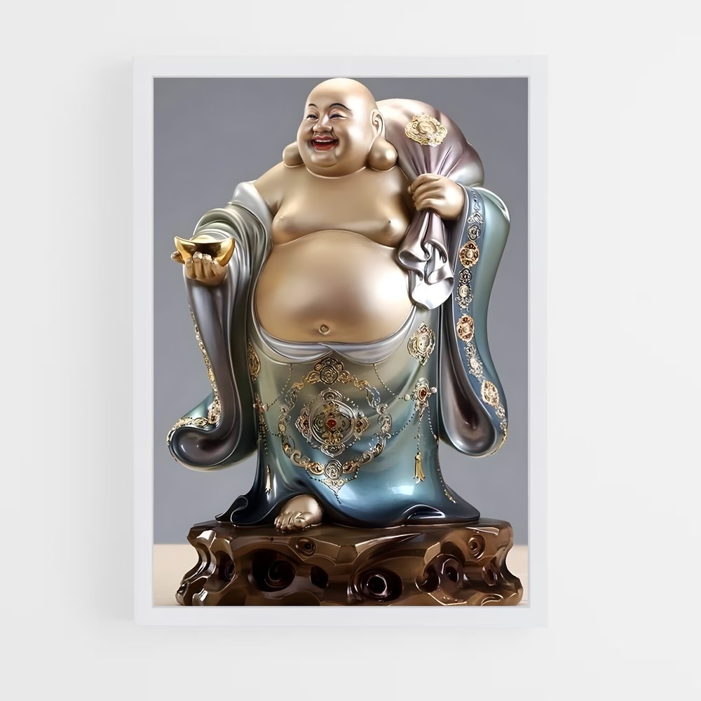 ap-laughing buddha-3 cadre Blanc