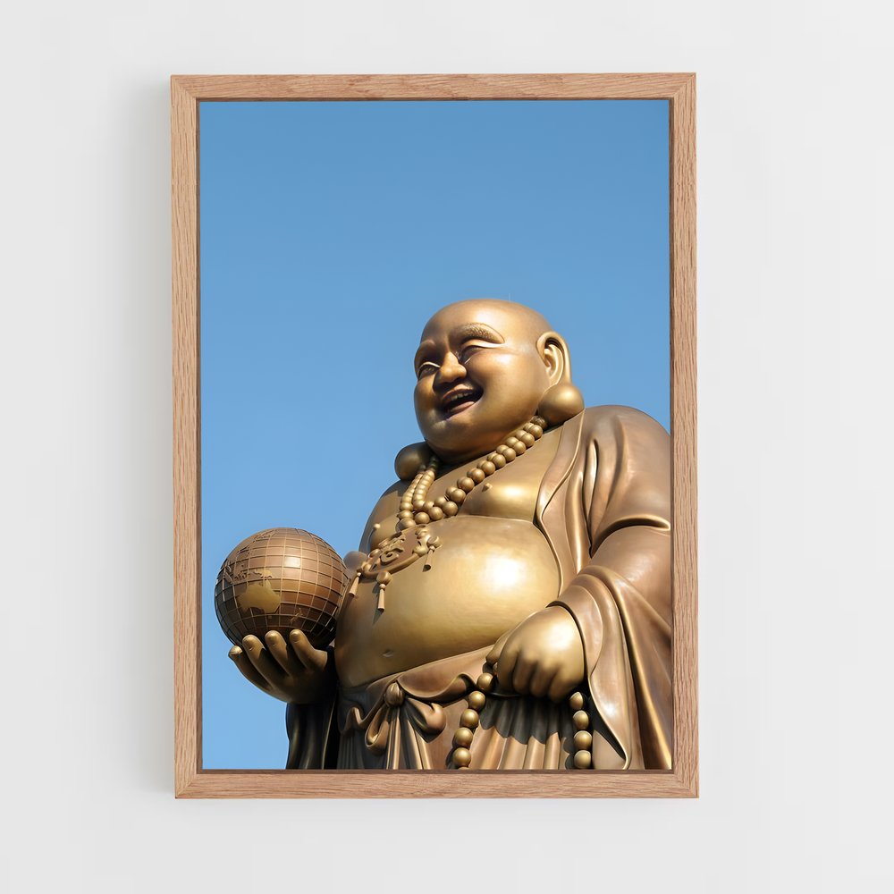 ap-laughing buddha-4 cadre Bois clair