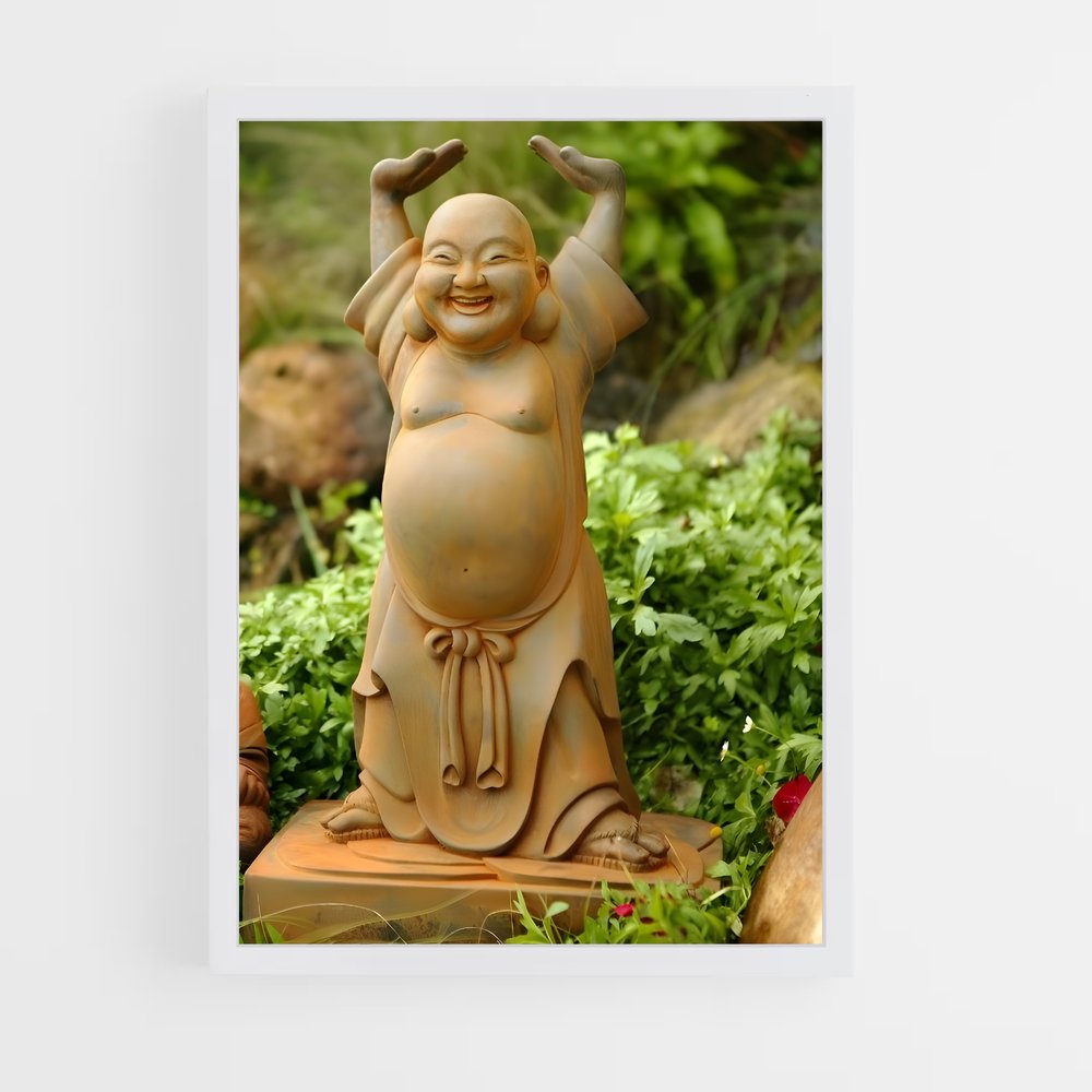 ap-laughing buddha-5 cadre Blanc