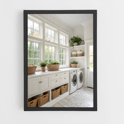 ap-laundry room-11 cadre Noir