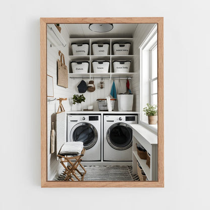 ap-laundry room-12 cadre Bois clair