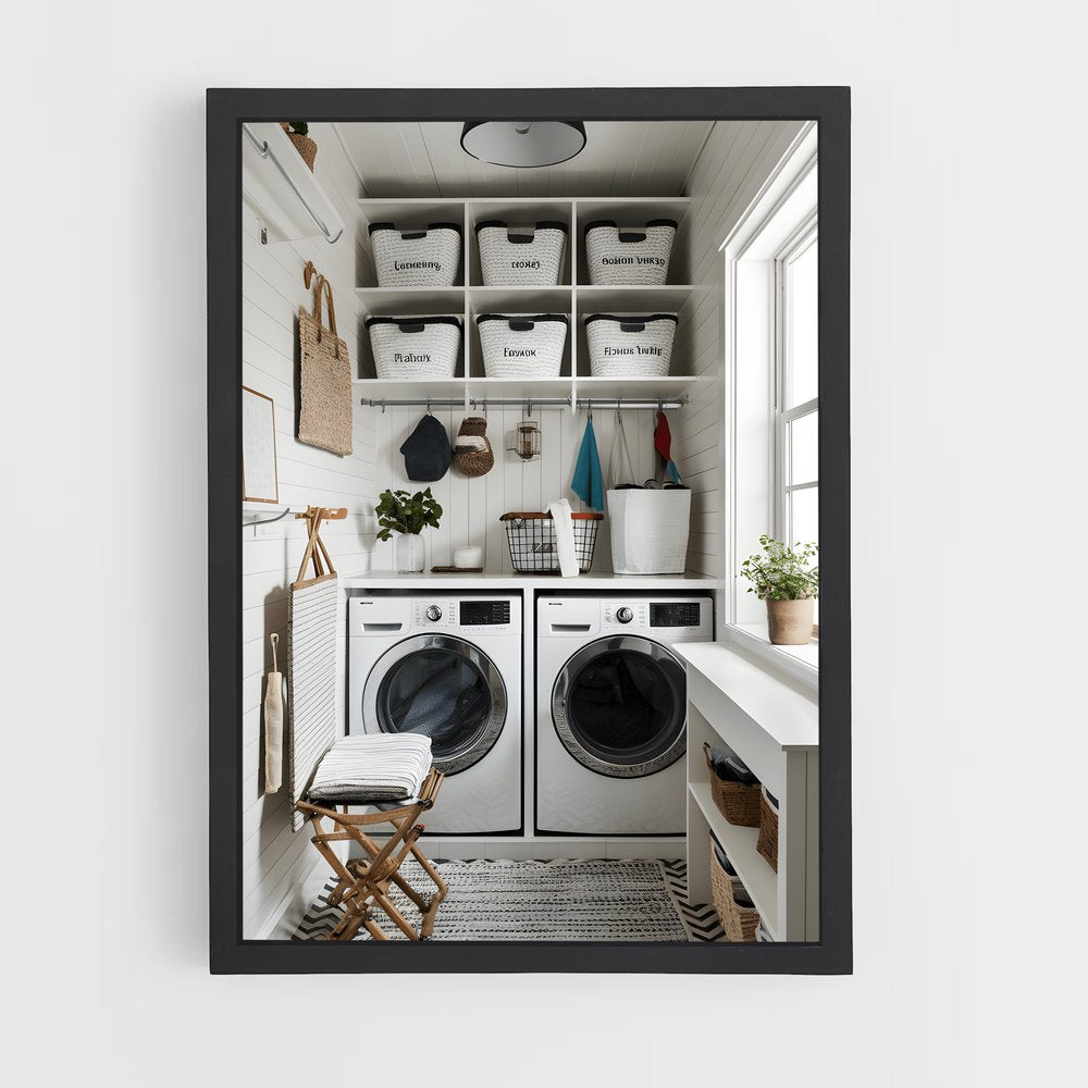 ap-laundry room-12 cadre Noir