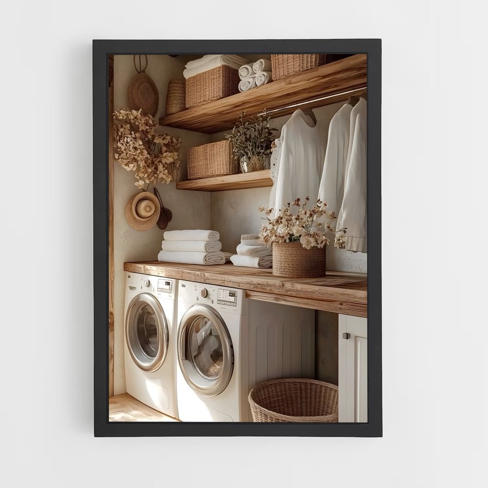 ap-laundry room-13 cadre Noir